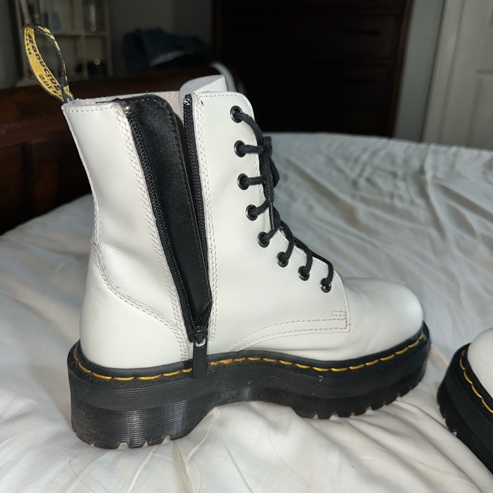 White Doc Marten Jadon boots - Picture 6 of 10